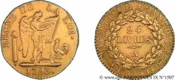 LA CONVENTION 24 livres au génie 1793 Paris