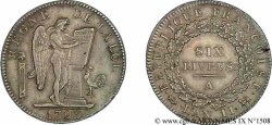 NATIONALKONVENT Écu dit au génie 1793 Paris