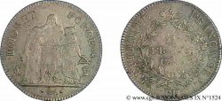 5 francs Union et Force, Union serré, avec glands intérieurs et gland extérieur 1798 Strasbourg F./ var.
