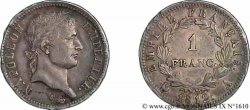 1 franc Napoléon Ier tête laurée, Empire français 1812 Paris F.205/42