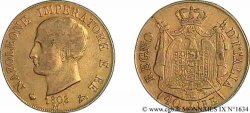 40 lires en or 1er type 1808 Milan VG.1311