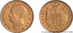 40 lires en or 2er type 1814/180 ? Milan F.1394/