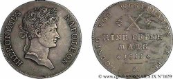GERMANY - KINGDOM OF WESTPHALIA - JÉRÔME NAPOLÉON Thaler de convention 2e type 1811 Cassel