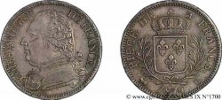 5 francs Louis XVIII, buste habillé 1814  Rouen F.308/2 SUP