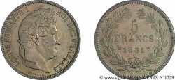 5 francs Ier type Domard, tranche en relief 1831 La Rochelle F.320/5 SUP