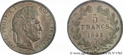 5 francs IIIe type Domard 1845 Paris F.325/6