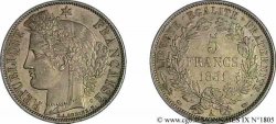 5 francs Cérès, IIe République 1851 Paris F.327/7