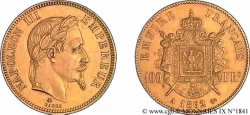 100 francs or Napoléon III tête laurée 1862 Paris F.551/1