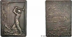 TERCERA REPUBLICA FRANCESA Médaille plaquette AR 68 x 48, mines de Lens