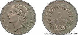 Essai de 5 francs Lavrillier, en nickel  1933 Paris F.336/1