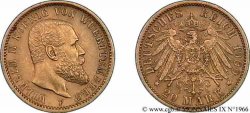 ALLEMAGNE - ROYAUME DE WURTTEMBERG - GUILLAUME II 20 marks or, 1er type 1900 Stuttgart