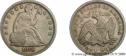 ÉTATS-UNIS D AMÉRIQUE Dollar seated Liberty 1870 Philadelphie