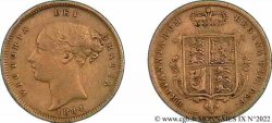 GREAT BRITAIN - VICTORIA Demi-souverain, (Half sovereign) 1884 Londres