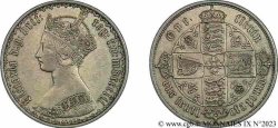 GRANDE BRETAGNE - VICTORIA Florin gothique 1852 Londres