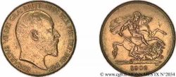 GRANDE-BRETAGNE - ÉDOUARD VII Cinq livres, (Five pounds) 1902 Londres