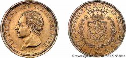 ITALY - KINGDOM OF SARDINIA - CHARLES-FELIX 80 lires or 1827 Turin