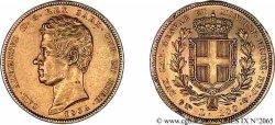 ITALIE - ROYAUME DE SARDAIGNE - CHARLES-ALBERT 100 lires or 1834 Turin