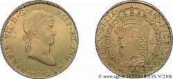 PERU - FERDINAND VII 8 escudos or 1819 LIMÆ (en monogramme)