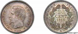 20 centimes Napoléon III, tête nue 1853 Paris F.148/1