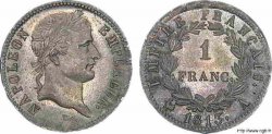 1 franc Napoléon Ier tête laurée, Empire français 1813 Paris F.205/58