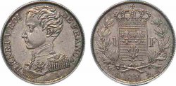 1 franc HENRI V PRÉTENDANT 1831