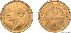 20 francs Napoléon tête nue, type transitoire 1807 Paris F.514/1