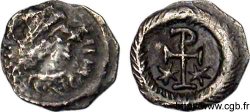 ITALIE - LOMBARDS - MONNAYAGE AU NOM DE JUSTINIEN Ier Demi-silique