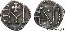 MONETE DELLO MEROVINGI - POITOU - METALVS VICVS - Melle ? (Deux-Sevres) Denier