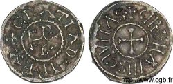 CHARLES II LE CHAUVE ET MONNAYAGE IMMOBILISÉ À SON NOM Denier TTB