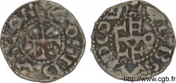 ANJOU - COMTÉ D ANJOU - GEOFFROY III LE BARBU Obole TB+
