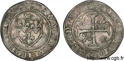 CHARLES VII LE VICTORIEUX Blanc à la couronne n.d. Angers