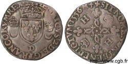 HENRI II Douzain aux croissants 1556 Lyon