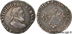 HENRI IV LE GRAND Demi-franc, type de Lyon 1602 Lyon
