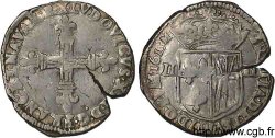 LOUIS XIII Quart d écu de Navarre 1615 Saint-Palais