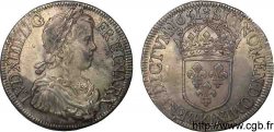 LOUIS XIV THE SUN KING Écu à la mèche longue 1651 Bordeaux
