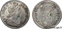 LOUIS XIV THE SUN KING Douzième d écu à la mèche longue 1660 Limoges