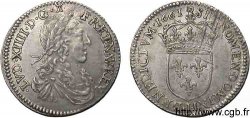 LOUIS XIV THE SUN KING Douzième d écu au buste juvénile 1661 Limoges