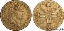 LOUIS XIV LE GRAND OU LE ROI SOLEIL Louis d or au soleil 1709 Lyon