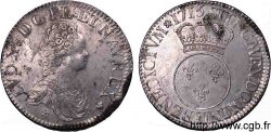 LOUIS XV THE WELL-BELOVED Écu dit vertugadin 1715 Paris