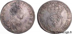 LOUIS XV THE WELL-BELOVED Quart d écu dit vertugadin 1716 Lille