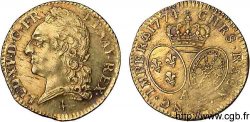 LOUIS XV DIT LE BIEN AIMÉ Louis d or aux écus ovales, buste lauré 1774 Paris