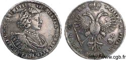 RUSSIA - PIERRE Ier LE GRAND Rouble 1721 Moscou