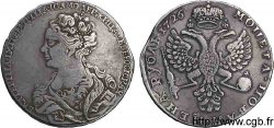 RUSSIA - CATHERINE Ire Rouble 1726 Moscou