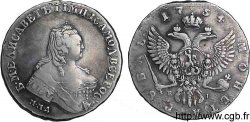 RUSSIE - ÉLISABETH Rouble 1754 Moscou TB+