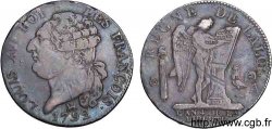 LOUIS XVI Demi-écu dit au génie , type FRANÇOIS 1792 Paris