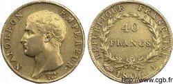 40 francs or Napoléon tête nue, calendrier grégorien 1806 Limoges F.538/2