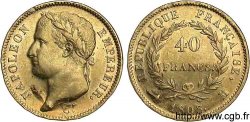 40 francs Napoléon Ier tête laurée, République française 1808 Toulouse F.540/4