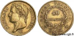 40 francs or Napoléon tête laurée, Empire français 1812 Lille F.541/10