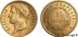 20 francs or Napoléon tête laurée, Empire français 1814 Paris F.516/39