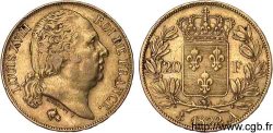 20 francs or Louis XVIII, tête nue 1822 Paris F.519/26